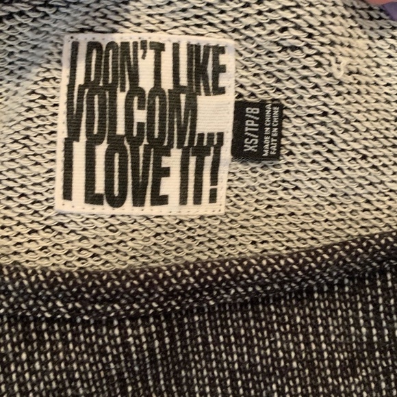 Volcom Go Get Her Fleece Pullover XS Charcoal - Picture 5 of 8